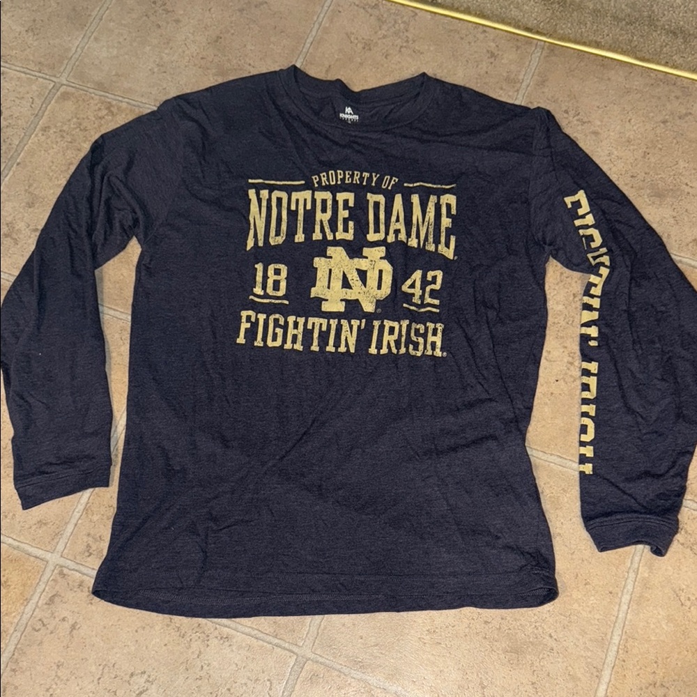 Knights Apparel Navy Long Sleeve Tee